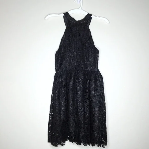 Astr Black Lace Mini Dress Size XS - Picture 2 of 7